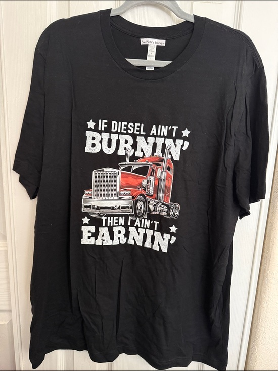 Bella Canvas Other - Men’s trucker Crewneck T-Shirt